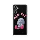 Multitronic Samsung Galaxy A04s ile Uyumlu Gym Rat Tasarım Baskılı Şeffaf Kılıf