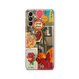 Multitronic Samsung Galaxy A04s ile Uyumlu La Rosa Tasarım Baskılı Şeffaf Kılıf