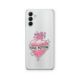Multitronic Samsung Galaxy A04s ile Uyumlu Love Potion Tasarım Baskılı Şeffaf Kılıf