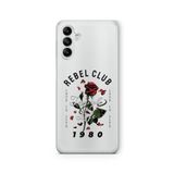 Multitronic Samsung Galaxy A04s ile Uyumlu Rebel Club Tasarım Baskılı Şeffaf Kılıf