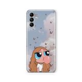 Multitronic Samsung Galaxy A04s ile Uyumlu Sky Tasarım Baskılı Şeffaf Kılıf