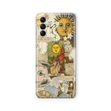 Multitronic Samsung Galaxy A04s ile Uyumlu The Sun Tasarım Baskılı Şeffaf Kılıf, laroa04s0124