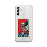 Multitronic Samsung Galaxy A04s ile Uyumlu Wolverine Tasarım Baskılı Şeffaf Kılıf