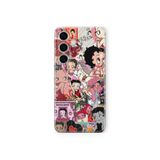 Multitronic Samsung Galaxy A04s Uyumlu Betty Boop Tasarım Baskılı Şeffaf Kılıf, spacea04s244