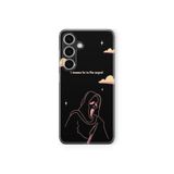 Multitronic Samsung Galaxy A04s Uyumlu Çığlık Tasarım Baskılı Şeffaf Kılıf, strlghta04s134