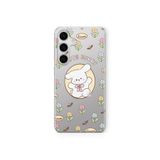 Multitronic Samsung Galaxy A04s Uyumlu Cute Bunny Tasarım Baskılı Şeffaf Kılıf