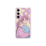 Multitronic Samsung Galaxy A04s Uyumlu Cute Couple Tasarım Baskılı Şeffaf Kılıf