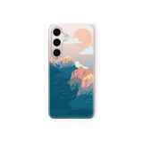 Multitronic Samsung Galaxy A04s Uyumlu Dağ Tasarım Baskılı Şeffaf Kılıf, strlghta04s015