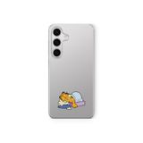 Multitronic Samsung Galaxy A04s Uyumlu Garfield Tasarım Baskılı Şeffaf Kılıf, spacea04s333