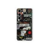 Multitronic Samsung Galaxy A04s Uyumlu Guns N Roses Tasarım Baskılı Şeffaf Kılıf