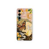 Multitronic Samsung Galaxy A04s Uyumlu Kelebek Tasarım Baskılı Şeffaf Kılıf, strlghta04s449