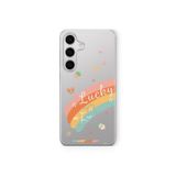 Multitronic Samsung Galaxy A04s Uyumlu Lucky Tasarım Baskılı Şeffaf Kılıf, strlghta04s272
