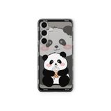 Multitronic Samsung Galaxy A04s Uyumlu Panda Tasarım Baskılı Şeffaf Kılıf, spacea04s464