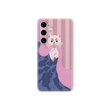Multitronic Samsung Galaxy A04s Uyumlu Puppycat Tasarım Baskılı Şeffaf Kılıf