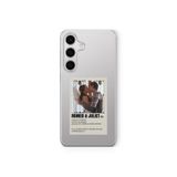 Multitronic Samsung Galaxy A04s Uyumlu Romeo ve Juliet Poster Tasarım Baskılı Şeffaf Kılıf, spacea04s208