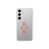 Multitronic Samsung Galaxy A04s Uyumlu Self Love Tasarım Baskılı Şeffaf Kılıf, spacea04s323