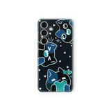 Multitronic Samsung Galaxy A04s Uyumlu Şirin Kedi Tasarım Baskılı Şeffaf Kılıf, strlghta04s124