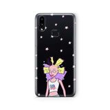 Multitronic Samsung Galaxy A10s ile Uyumlu 90s Girl Tasarım Baskılı Şeffaf Kılıf