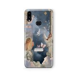 Multitronic Samsung Galaxy A10s ile Uyumlu Afrodit Tasarım Baskılı Şeffaf Kılıf, laroa10s0127