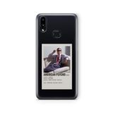 Multitronic Samsung Galaxy A10s ile Uyumlu American Psycho Paralorid Poster Tasarım Baskılı Şeffaf Kılıf