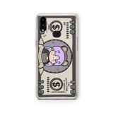 Multitronic Samsung Galaxy A10s ile Uyumlu Anime Dolar Tasarım Baskılı Şeffaf Kılıf