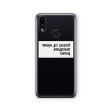 Multitronic Samsung Galaxy A10s ile Uyumlu Another Point of View Tasarım Baskılı Şeffaf Kılıf