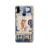 Multitronic Samsung Galaxy A10s ile Uyumlu Aquarius Tasarım Baskılı Şeffaf Kılıf