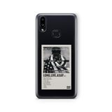 Multitronic Samsung Galaxy A10s ile Uyumlu Asap Rocky Palaroid Poster Tasarım Baskılı Şeffaf Kılıf