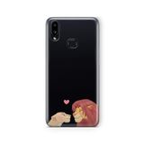 Multitronic Samsung Galaxy A10s ile Uyumlu Aslan Kral Tasarım Baskılı Şeffaf Kılıf