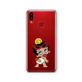 Multitronic Samsung Galaxy A10s ile Uyumlu Baby Betty Boop Tasarım Baskılı Şeffaf Kılıf