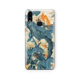 Multitronic Samsung Galaxy A10s ile Uyumlu Balina Tasarım Baskılı Şeffaf Kılıf