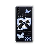 Multitronic Samsung Galaxy A10s ile Uyumlu Butterfly Lovers Tasarım Baskılı Şeffaf Kılıf