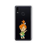 Multitronic Samsung Galaxy A10s ile Uyumlu Çakıl Çakmaktaş Tasarım Baskılı Şeffaf Kılıf