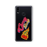 Multitronic Samsung Galaxy A10s ile Uyumlu Cherry Bomb Tasarım Baskılı Şeffaf Kılıf