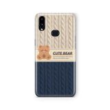 Multitronic Samsung Galaxy A10s ile Uyumlu Cute Bear Tasarım Baskılı Şeffaf Kılıf