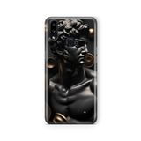 Multitronic Samsung Galaxy A10s ile Uyumlu David Statue Tasarım Baskılı Şeffaf Kılıf, laroa10s0268