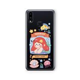 Multitronic Samsung Galaxy A10s ile Uyumlu Deniz Kızı Tasarım Baskılı Şeffaf Kılıf