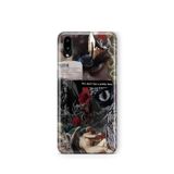 Multitronic Samsung Galaxy A10s ile Uyumlu Devil Face Desenli Şeffaf Telefon Kılıfı