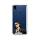 Multitronic Samsung Galaxy A10s ile Uyumlu Eren Yeager Tasarım Baskılı Şeffaf Kılıf