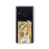 Multitronic Samsung Galaxy A10s ile Uyumlu Farmer Girl Tasarım Baskılı Şeffaf Kılıf