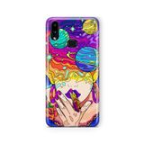 Multitronic Samsung Galaxy A10s ile Uyumlu Galactic Tasarım Baskılı Şeffaf Kılıf