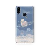 Multitronic Samsung Galaxy A10s ile Uyumlu Good Day Tasarım Baskılı Şeffaf Kılıf