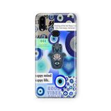 Multitronic Samsung Galaxy A10s ile Uyumlu Happy Mind Tasarım Baskılı Şeffaf Kılıf