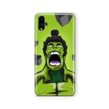 Multitronic Samsung Galaxy A10s ile Uyumlu Hulk Tasarım Baskılı Şeffaf Kılıf
