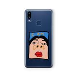 Multitronic Samsung Galaxy A10s ile Uyumlu I am Cool Tasarım Baskılı Şeffaf Kılıf