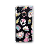 Multitronic Samsung Galaxy A10s ile Uyumlu I Love The 90's Tasarım Baskılı Şeffaf Kılıf