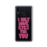 Multitronic Samsung Galaxy A10s ile Uyumlu I Only Have Eyes Tasarım Baskılı Şeffaf Kılıf