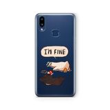 Multitronic Samsung Galaxy A10s ile Uyumlu Im Fine Tasarım Baskılı Şeffaf Kılıf