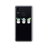 Multitronic Samsung Galaxy A10s ile Uyumlu Kaktüs Tasarım Baskılı Şeffaf Kılıf