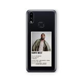 Multitronic Samsung Galaxy A10s ile Uyumlu Kanye West Paralorid Poster Tasarım Baskılı Şeffaf Kılıf